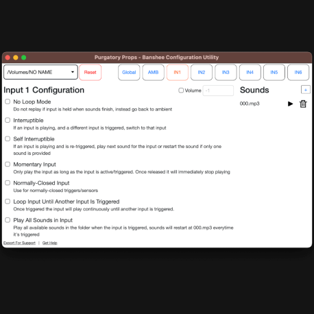 Banshee Configuration Utility